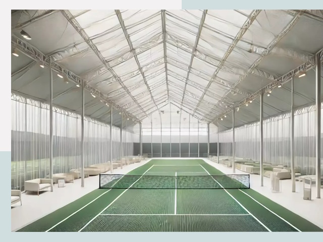 Строительство теннисных кортов в Шумерле