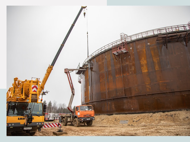 Монтаж резервуаров в Шумерле от 652 руб. за м³