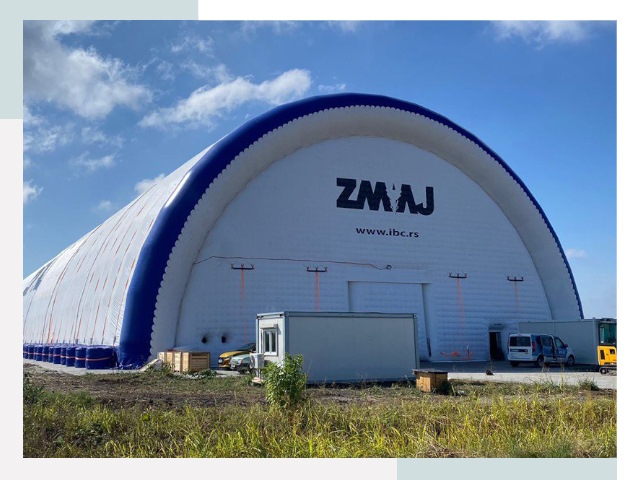 Брендирование ангаров в Шумерле