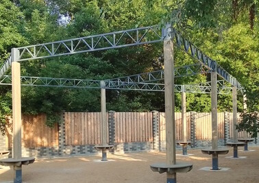 Терраса из металлоконструкций под ключ, проектирование, изготовление и монтаж от СтальСтрой-Шмр